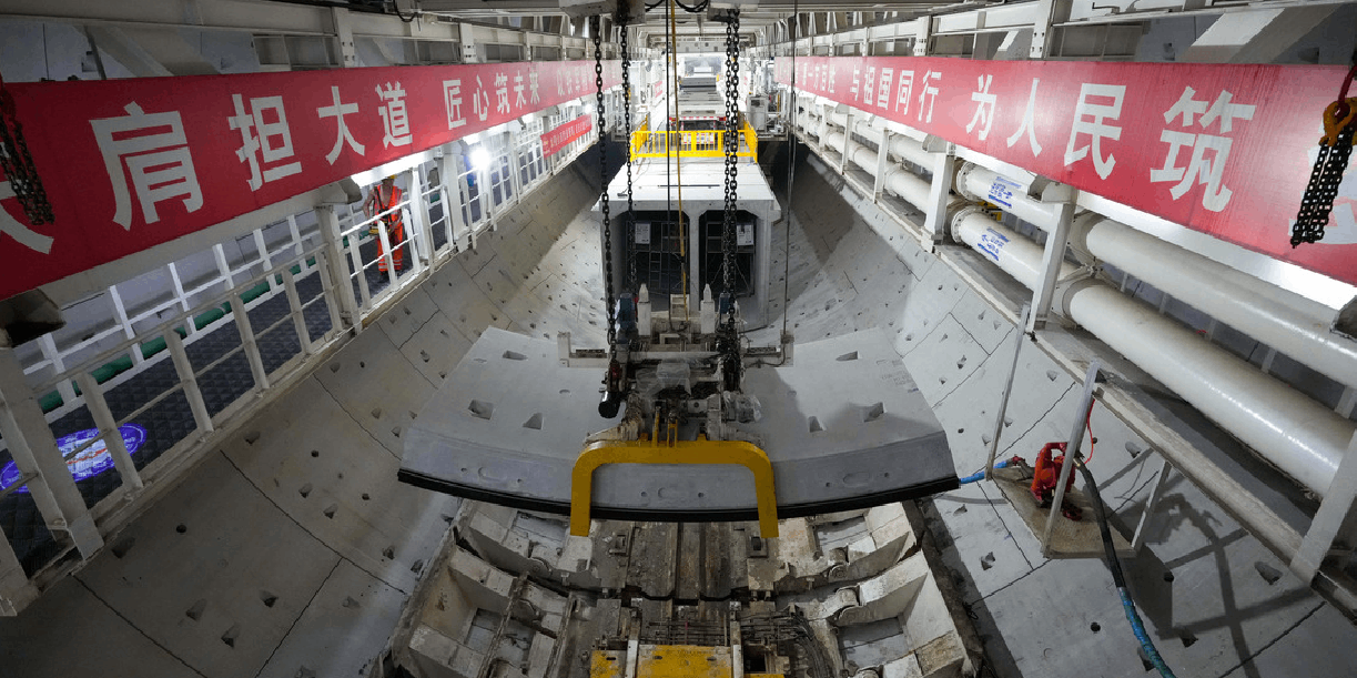 Foto: El nuevo túnel de China bajo el río Amarillo /Cortesía