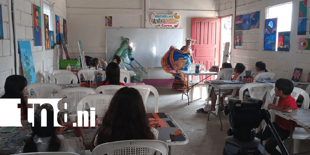 Foto: Wiwilí impulsa el talento de 80 niños con clases de arte /TN8