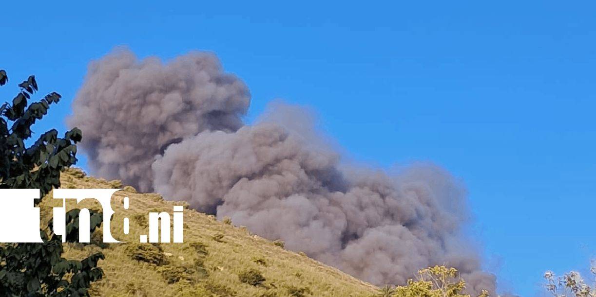 Foto: Volcán Telica registra nuevas emanaciones de gases y cenizas /TN8