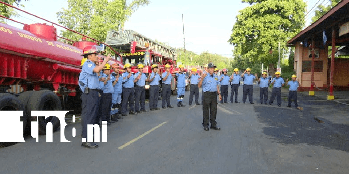 Foto: Nicaragua fortalece respuesta con nuevas estaciones de bomberos /TN8