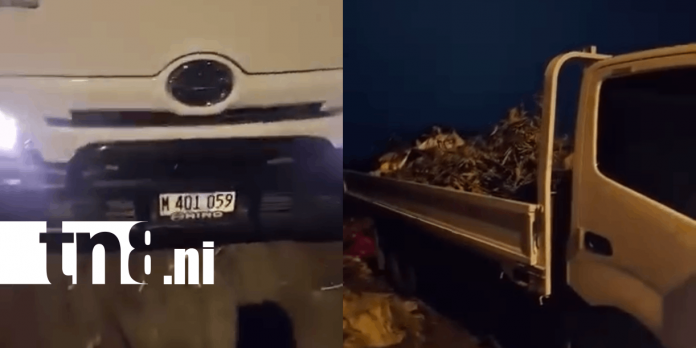Foto: Intentó botar basura de noche y terminó multado en Managua /TN8 Foto: Intentó botar basura de noche y terminó multado en Managua /TN8