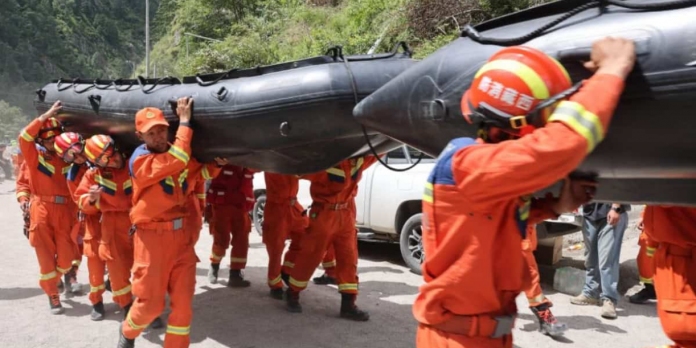 Foto: China acelera rescate y reconstrucción vial tras desastre en Gyirong/Cortesía