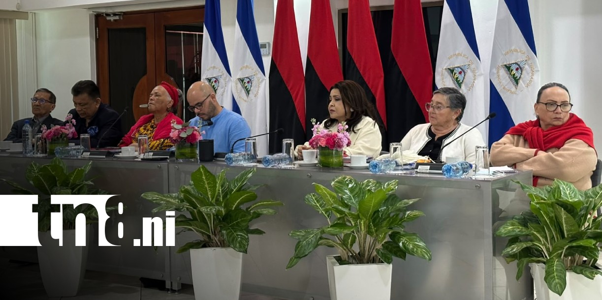 Foto: Consulta de reformas parciales a la Constitución Política de Nicaragua con comunicadores / TN8