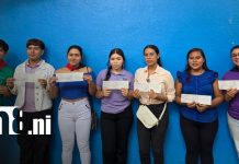 Más de 200 universitarios reciben segunda entrega de becas en Masaya Foto: Becas universitarias en Masaya / TN8