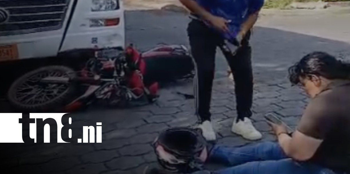 Foto: Accidente en el barrio Ducualí, en Managua / TN8