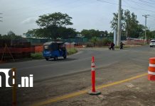 ¡Ojo, Managua! Restricción vehicular por obras en la Rotonda El Periodista Foto: Nuevos desvíos en Managua / TN8
