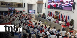 Foto: Juventud Sandinista respalda reformas parciales a a Constitución Política de Nicaragua / TN8