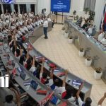 Copresidenta de Nicaragua: «seguiremos exigiendo el respeto que el pueblo heroico de esta patria merece» Foto: Juventud Sandinista respalda reformas parciales a a Constitución Política de Nicaragua / TN8