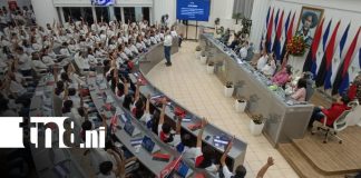 Foto: Juventud Sandinista respalda reformas parciales a a Constitución Política de Nicaragua / TN8