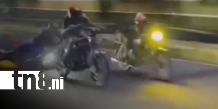 Foto: Accidente tras presunta carreras ilegales en Carretera a Masaya / TN8
