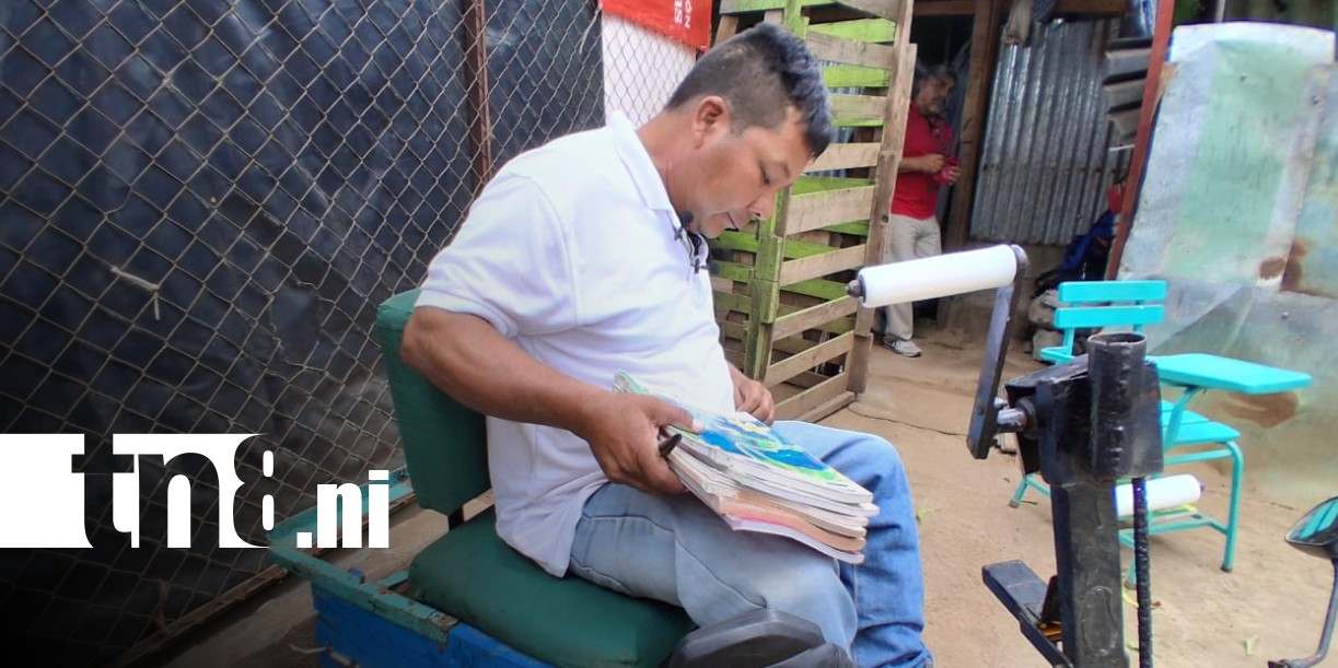Foto: Adulto de Nicaragua que busca estudiar Derecho gracias a los programas de gobierno / TN8