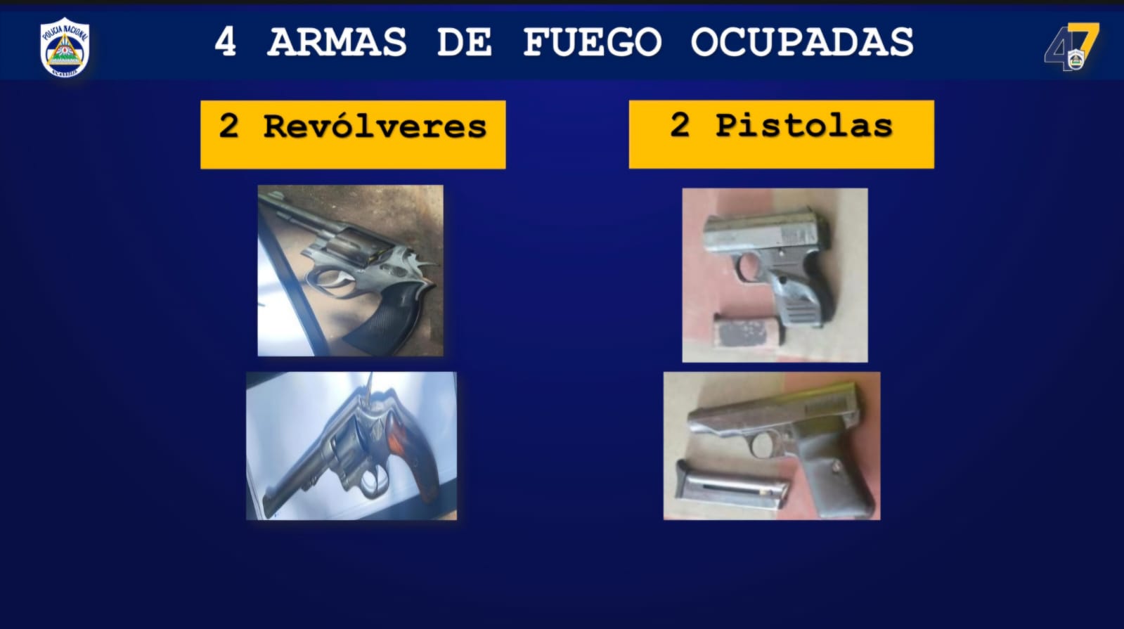 Foto: Captura de delincuentes por toda Nicaragua / TN8