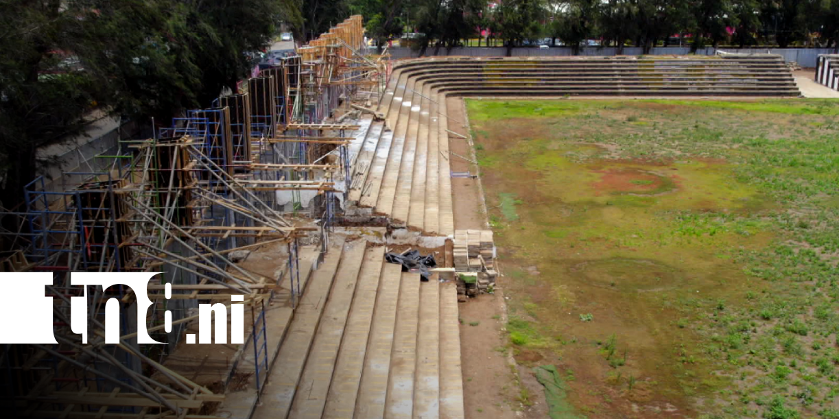 Foto: Inversión para remodelar el Estadio Cacique Diriangén en Diriamba / TN8