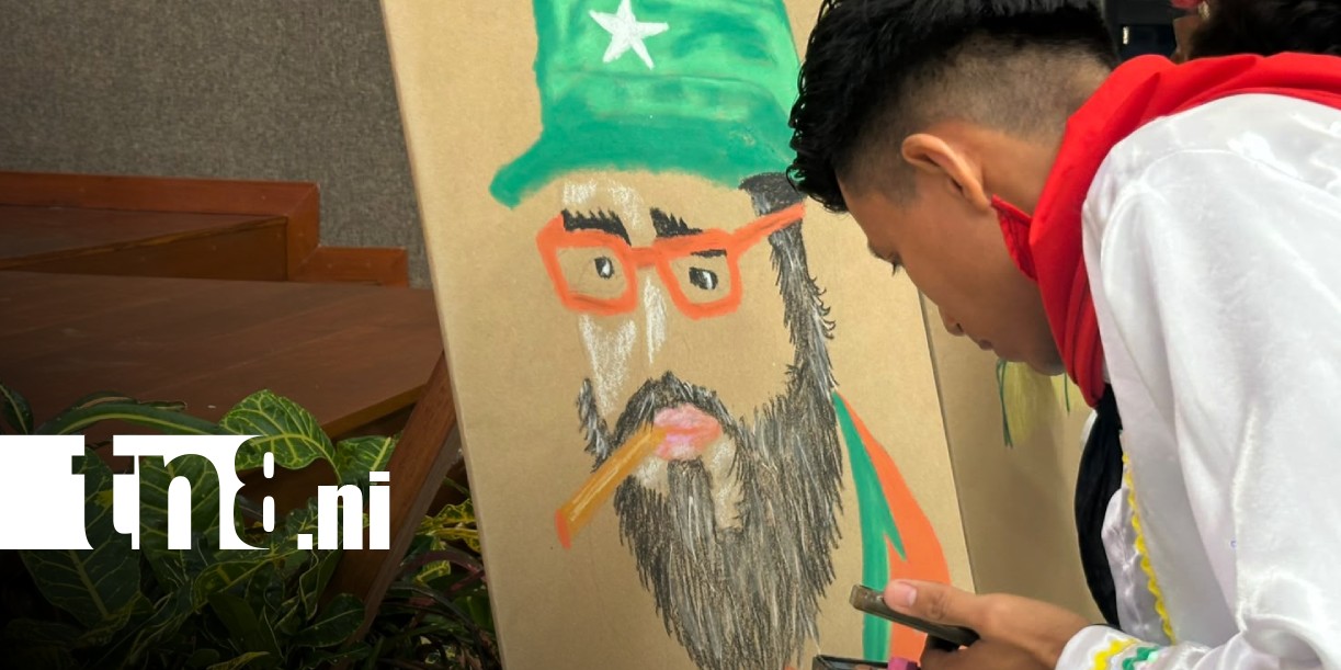 Foto: Homenaje a Fidel Castro desde universidades de Nicaragua / TN8
