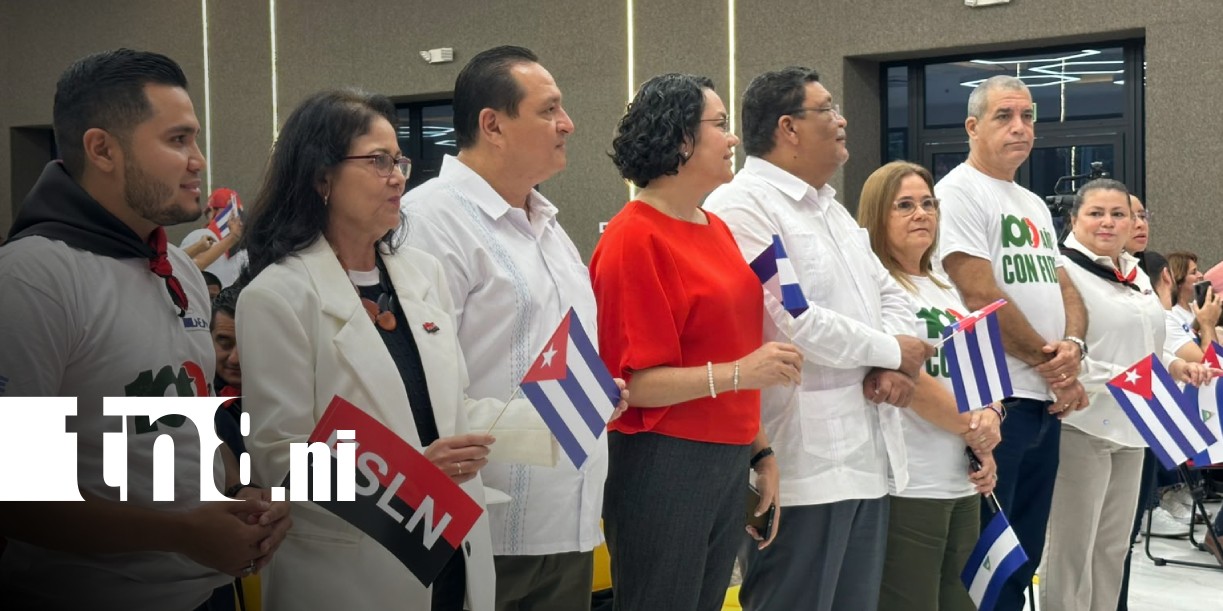 Foto: Homenaje a Fidel Castro desde universidades de Nicaragua / TN8