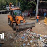 Foto: Reporte de basura en el barrio René Cisneros, en Managua / TN8