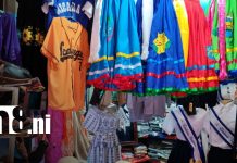 Rivas se viste de patria y comerciantes esperan mejores ventas en septiembre Foto: Comerciantes de Rivas activo con las fiestas patrias / TN8