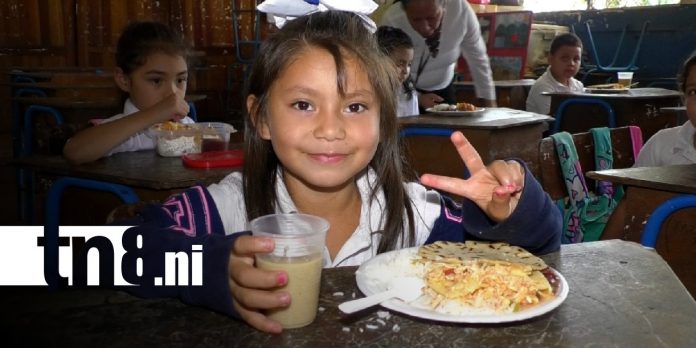 Foto: Merienda escolar en Matagalpa / TN8 Foto: Merienda escolar en Matagalpa / TN8