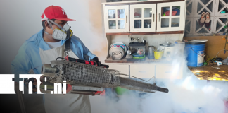 Foto: Fumigación y abatización por Managua / TN8