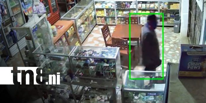 Foto: Robo en miscelánea de Rivas / TN8 Foto: Robo en miscelánea de Rivas / TN8