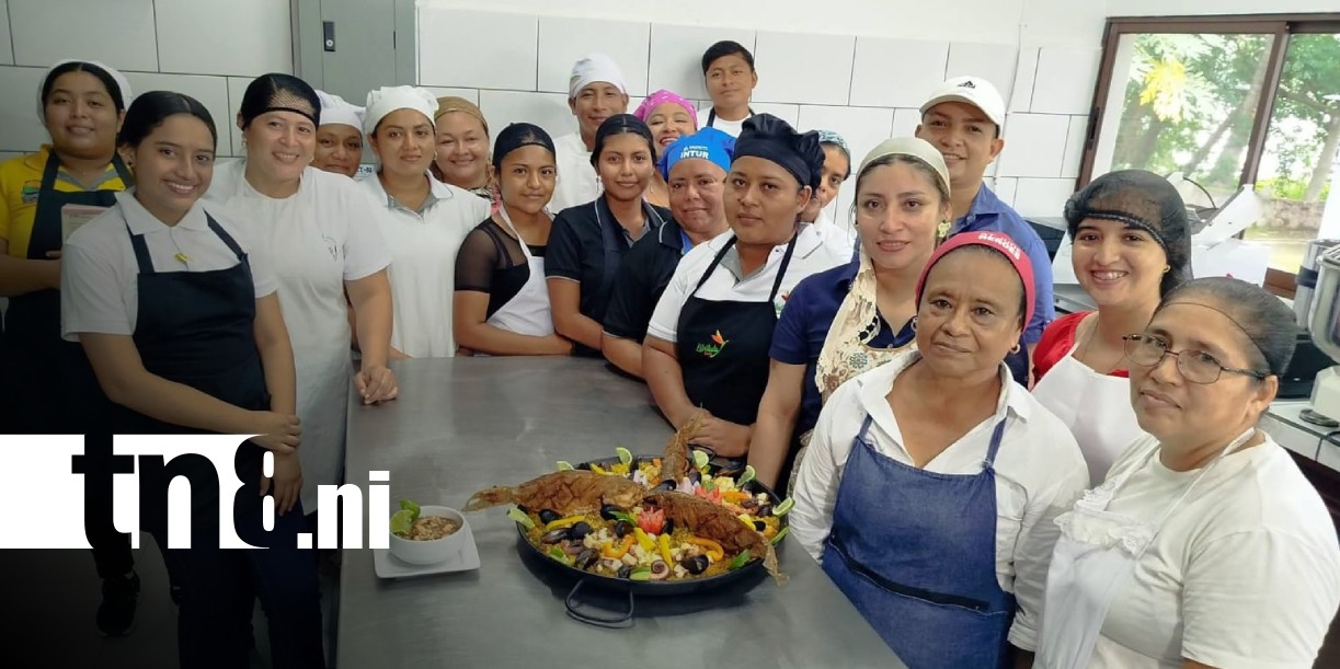 Foto: Preparación de platillos a base de pescado y marisco en Ometepe / TN8