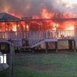Foto: Incendio en comunidad del Caribe Norte / TN8