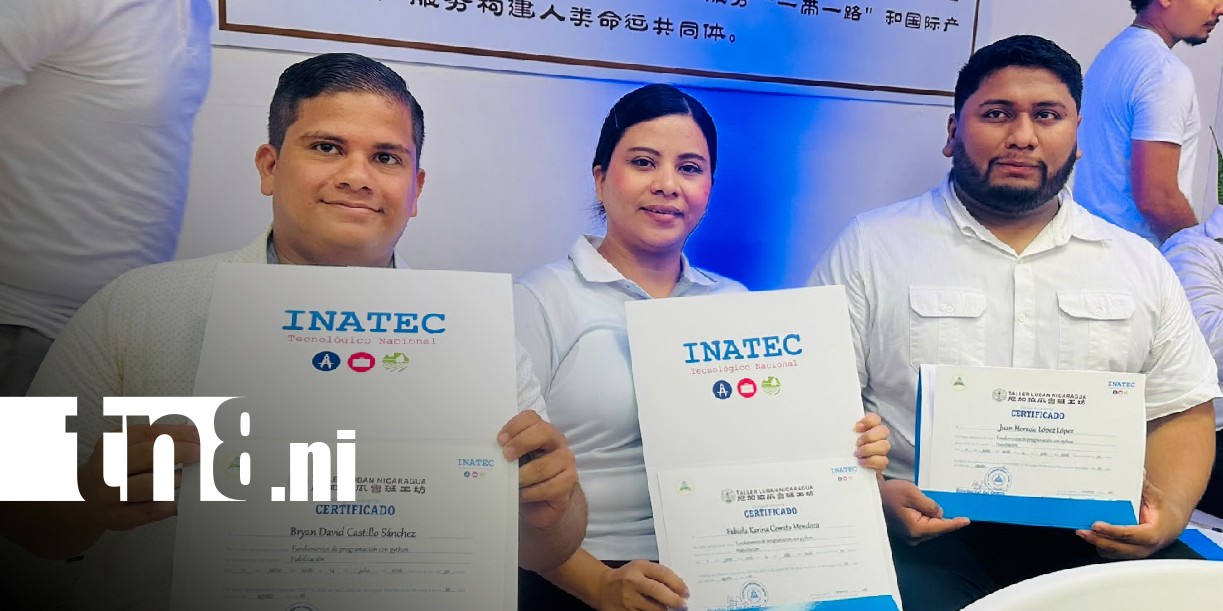 Foto: Culminación del primer curso en el Taller Luban de Nicaragua / TN8