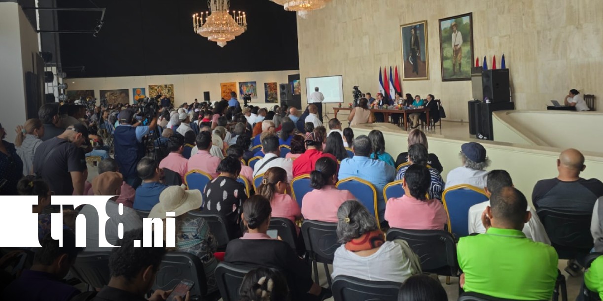 Foto: Consulta a reformas constitucionales de Nicaragua con el gremio artístico / TN8