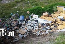 Dos detenidos en Jinotega por botar desechos químicos en zona no autorizada Foto: Delito ambiental en Jinotega / TN8