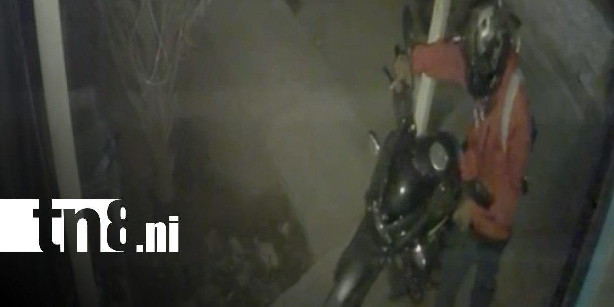 Foto: Robo de moto en Valles de Sandino, Managua / TN8