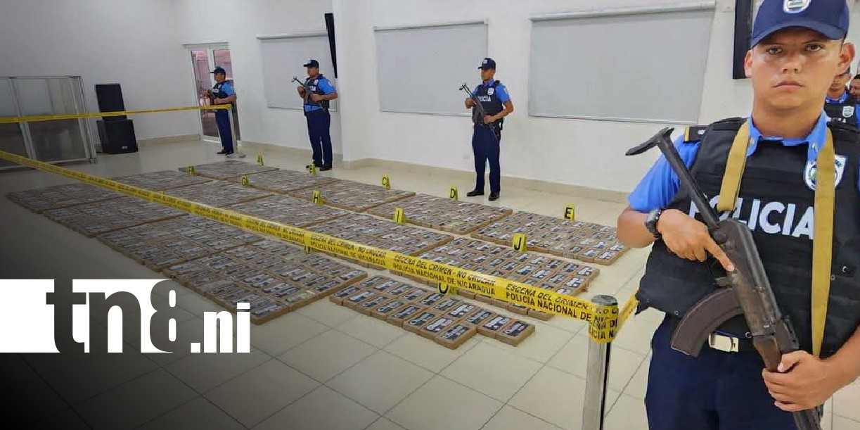 Foto: Incautación de cocaína en San Rafael del Sur / TN8