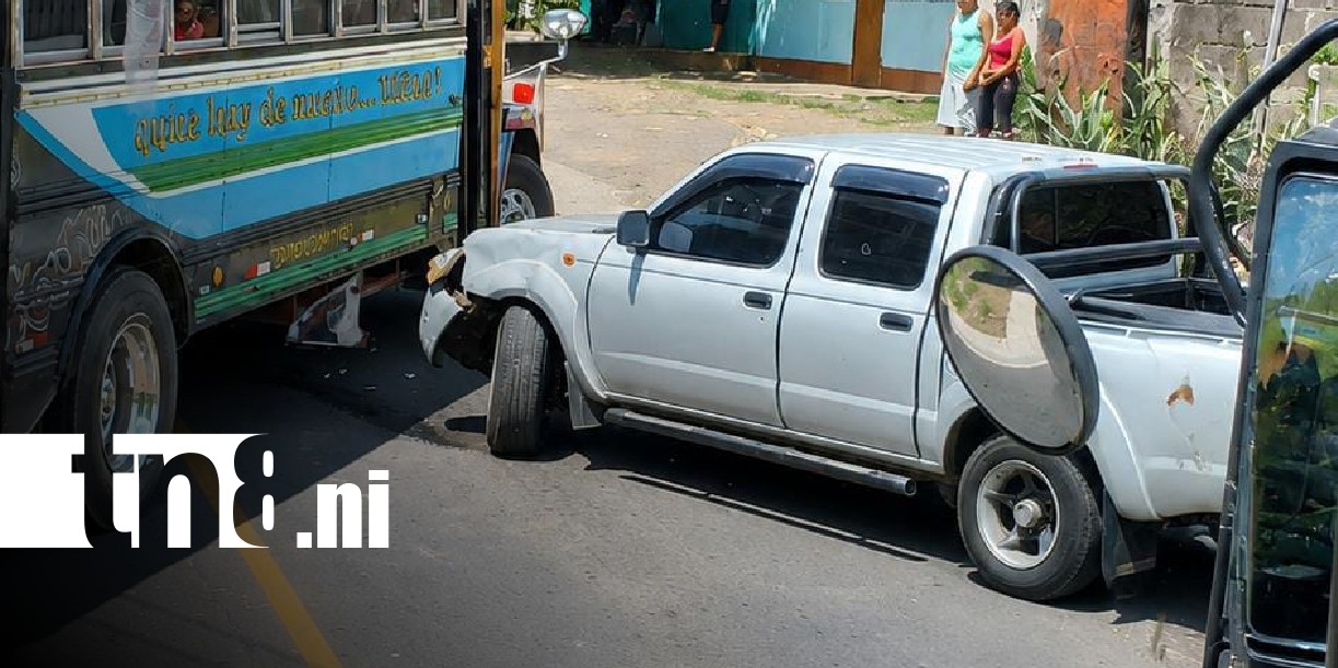 Foto: Accidente de tránsito en trayecto hacia Xiloá / TN8