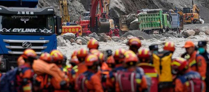 Foto: Alud en China deja 21 muertos y 541 desaparecidos/Cortesía Foto: Alud en China deja 21 muertos y 541 desaparecidos/Cortesía