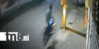Foto: Motociclista se estrella contra un poste en Managua /TN8