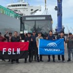 Llegan a Nicaragua 107 nuevos autobuses procedentes de China Foto: Nicaragua recibe 107 nuevos autobuses desde China/Cortesía.