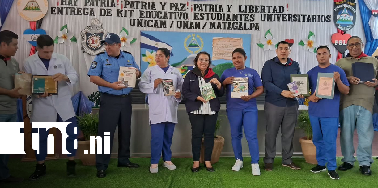 foto: Educación superior: UNAN-CUR Matagalpa apoya a estudiantes del Sistema Penitenciario de Waswalí/tn8