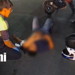 Foto: Fuerte colisión entre motos en Las Colinas, Managua/TN8