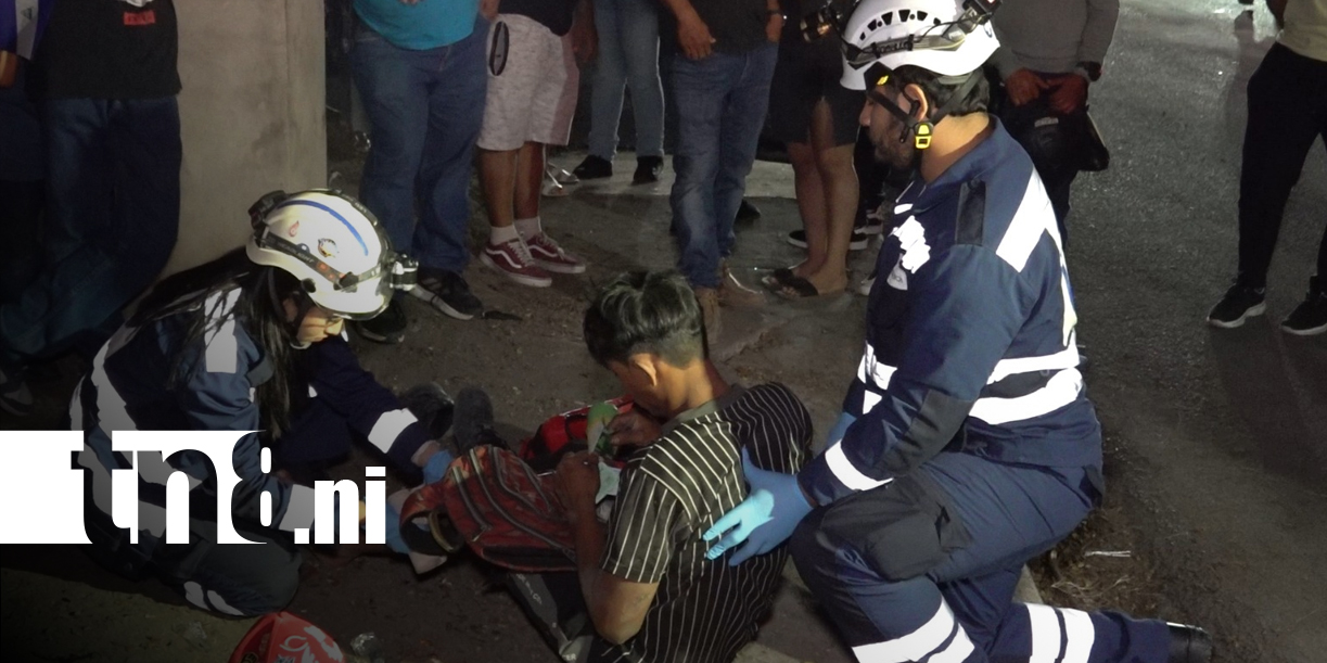Foto: Accidente deja lesionado a motociclista en Estelí, Nicaragua/TN8