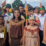 Estudiantes rinden homenaje a los Indios Flecheros de Matagalpa en desfile patrio Foto: Indios Flecheros de Matagalpa reciben homenaje en desfile escolar/TN8