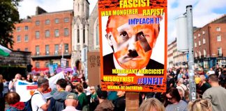 Foto: Más de 10 mil protestan en Irlanda contra visita de Trump / Cortesía