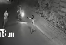 Cámara de vigilancia capta intento de asalto a joven en Villa Austria, Managua Foto: Cámara de vigilancia registra intento de asalto en Managua/TN8