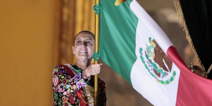 Foto: Sheinbaum reivindica la soberanía de México durante el Grito de Independencia/Cortesía