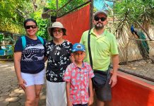FAMILIAS VISITAN EL ZOOLÓGICO NACIONAL