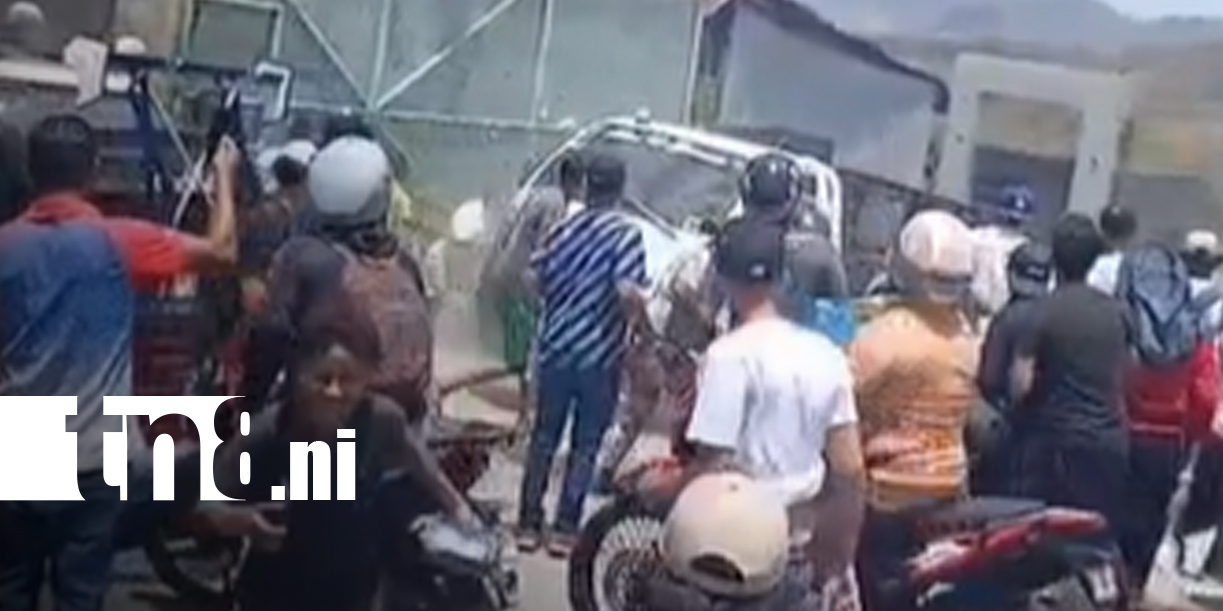 Foto: Propietarios de caponeras protagonizan altercado en Acahualinca/TN8