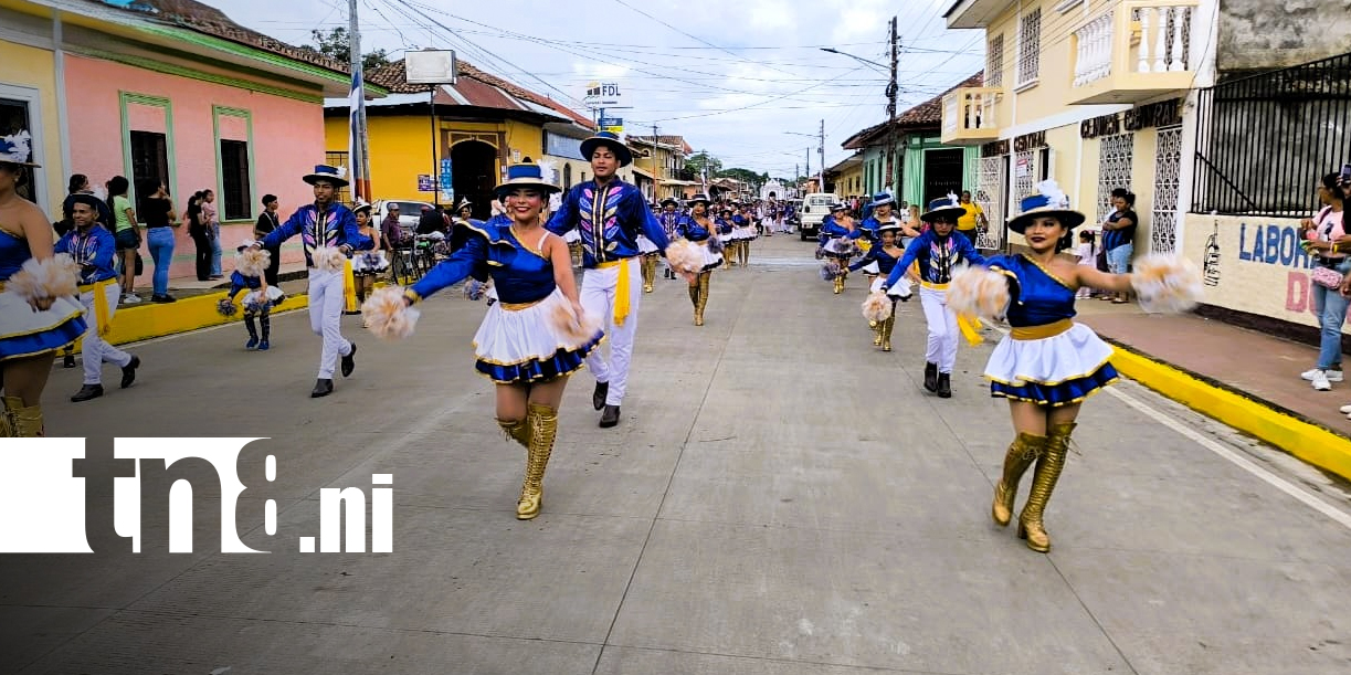 Foto: Bandas rítmicas llenan de música y color las calles de Nandaime/TN8