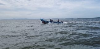 Foto: Ejército de Nicaragua realiza búsqueda y rescate de embarcación pesquera desaparecida/Cortesía