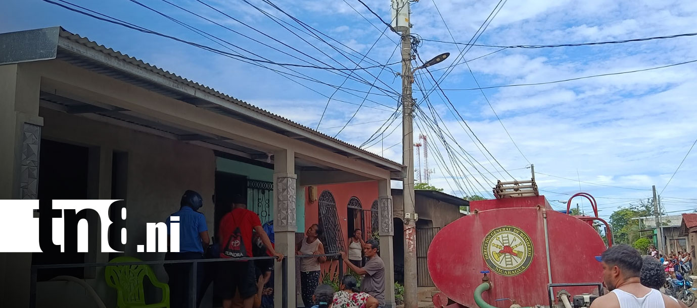 Foto: Incendio causa daños en dos viviendas de Nandaime/TN8
