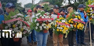 Foto: Rinden homenaje a Héroes de la Paz en el Cementerio Municipal de Jinotepe, Carazo/TN8