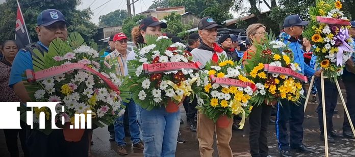 1 Foto: Rinden homenaje a Héroes de la Paz en el Cementerio Municipal de Jinotepe, Carazo/TN8