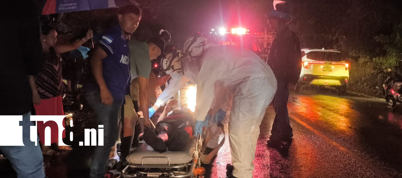 Foto: Dos motociclistas resultan gravemente lesionados tras accidente en Estelí/TN8